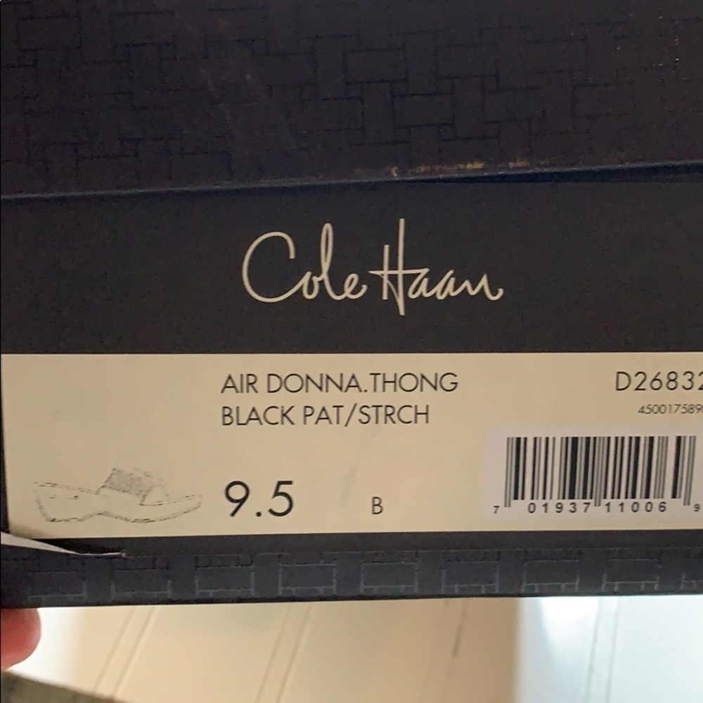 Cole Haan Air Donna Black Patent/Stretch 9.5 - Picture 10 of 10